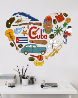 Cuba wall sticker
