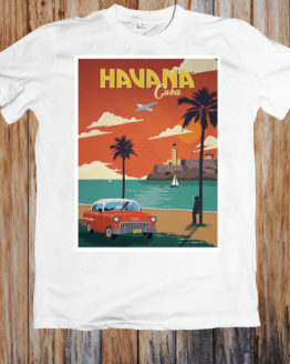 Havana unisex T-shirt white