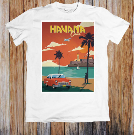 Havana unisex T-shirt white