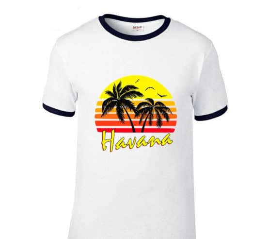 t shirt with palm trees