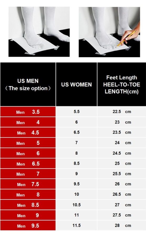 Sneakers Cuba size guide